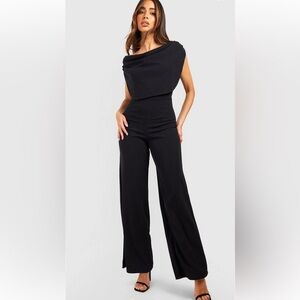 Boohoo Elegant Black Jumpsuit